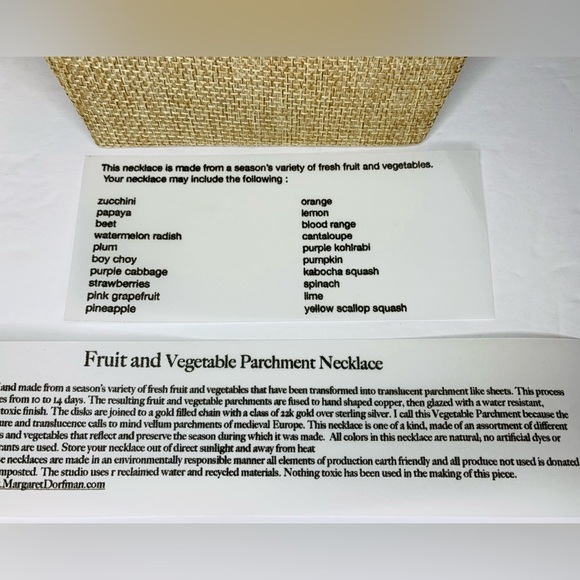 Multi Color Dangle 18” Disk Gold Filled Necklace With Toggle Closure NWT! - Picture 5 of 6